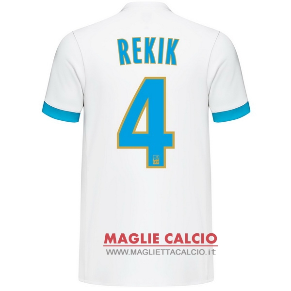 nuova maglietta marseille 2017-2018 rekik 4 prima